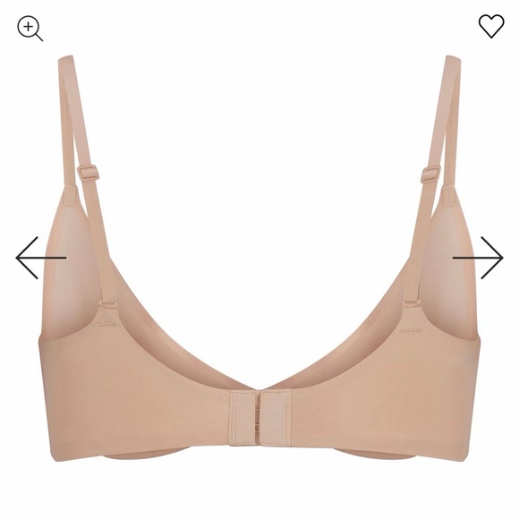 SKIMS WEIGHTLESS SCOOP BRA NWT 34C Clay $60 - Picture 2 of 5